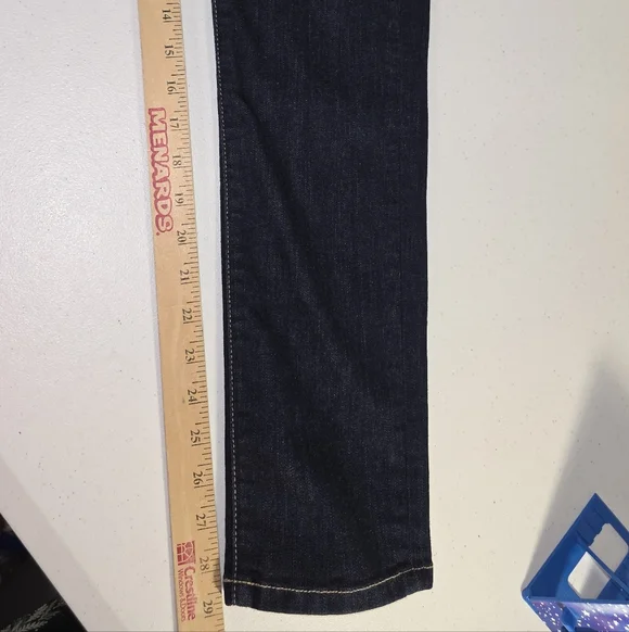 Kate Spade Jeans Kate Spade Broome Street Dark Blue Denim Skinny Jeans Sz 29 - Picture 16 of 16